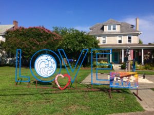 LOVE works Sign at Allure Art Center