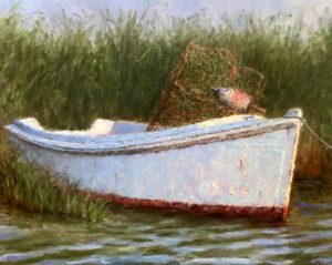 The Crabber's Old Skiff on the Chesapeake Bay-image